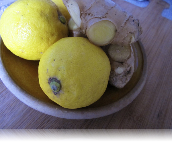 Øko citron og ingefær...